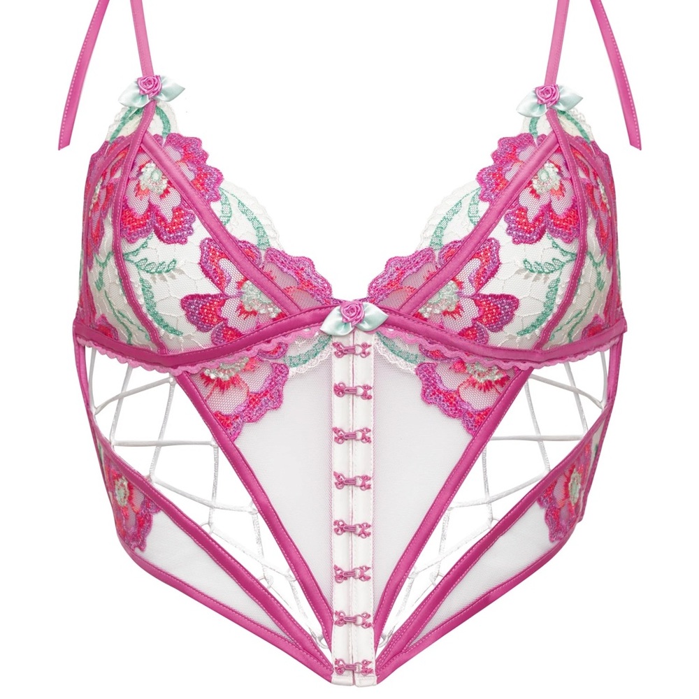 For love and lemons corset top and garter skirt